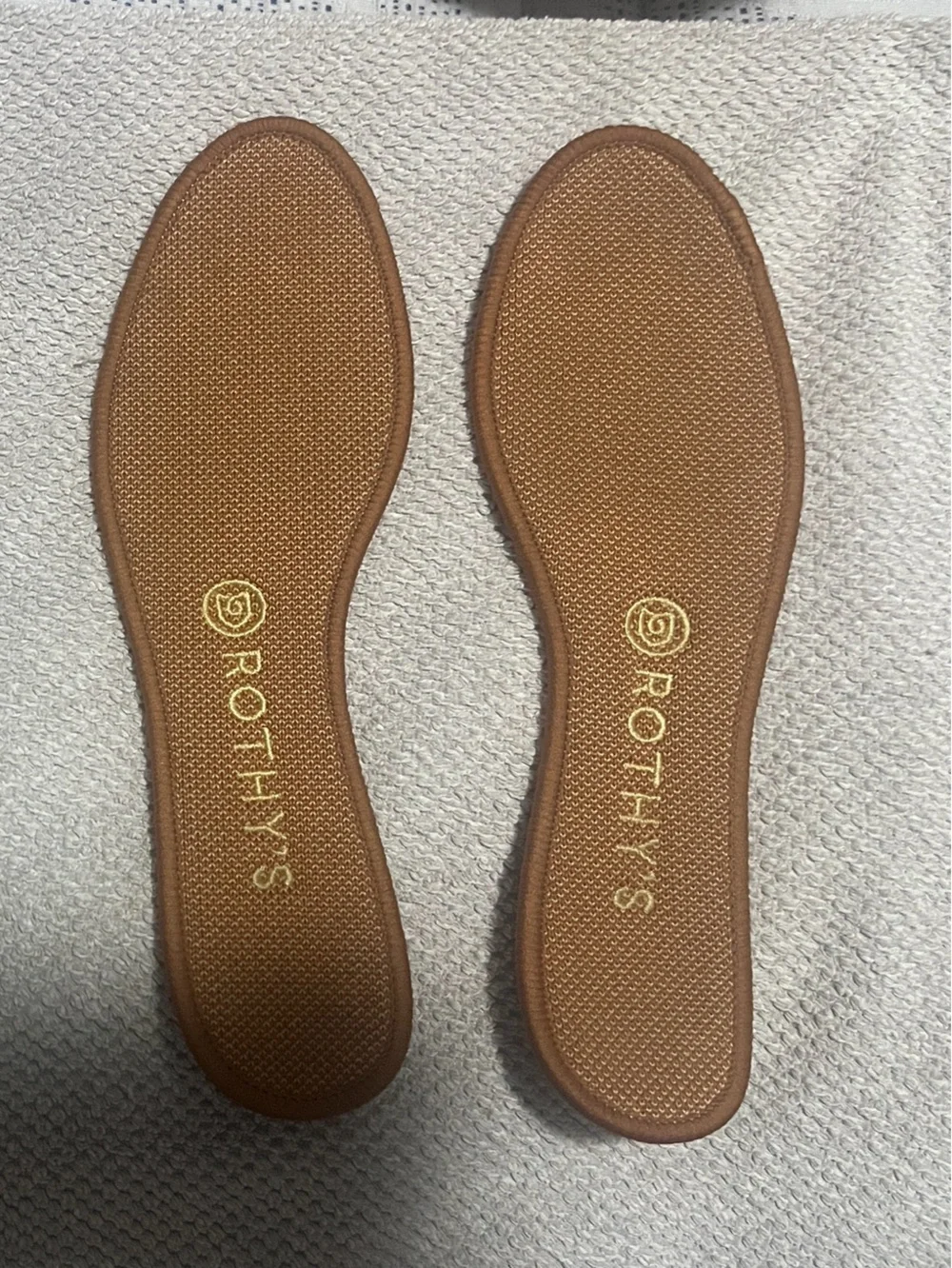 Rothy's Copper Brown Woven Almond-Toe Flats